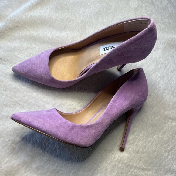 Steve Madden Women's Purple and Pink Courts - Picture 3 of 3
